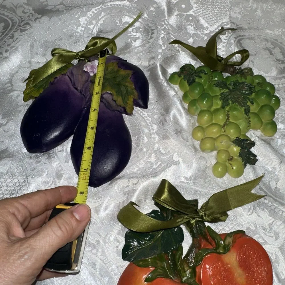 Lot of 3 Wall Art Fruit Vegetables Colorful
